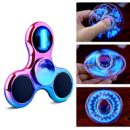 Longruner Spinner Fidget LED Lights Finger Toys Lots of Modes Flashing Light up EDC Fidget Toys Perfect for Child Adult Helps Anti-Anxiety Focusing Boredom Stress Reducer High Speed (Colorful)